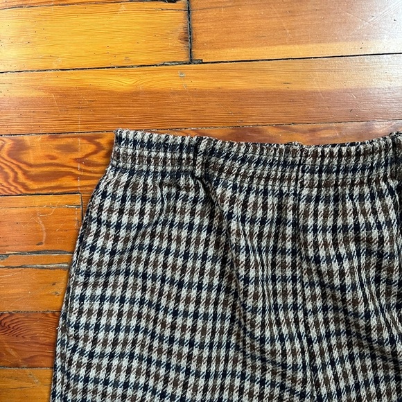 Vintage Item Eyes Checkered plaid Pants in Black and Brown - Picture 5 of 6